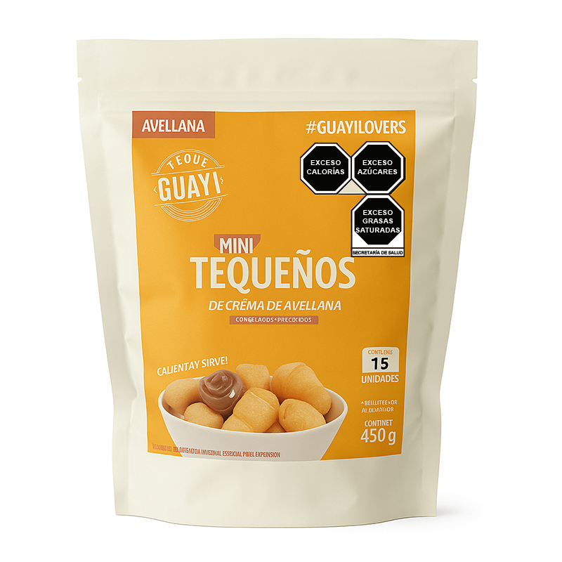 Mini Tequeños de Nutella, 15pzs