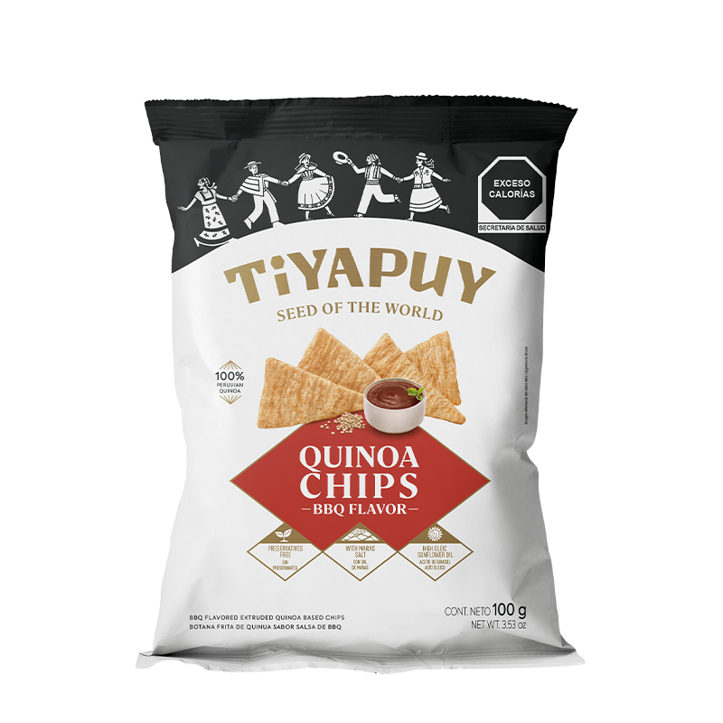 Chips de Quinoa sabor BBQ, 100g