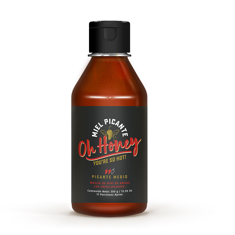 Miel Picante Oh Honey Picante Medio, 350g