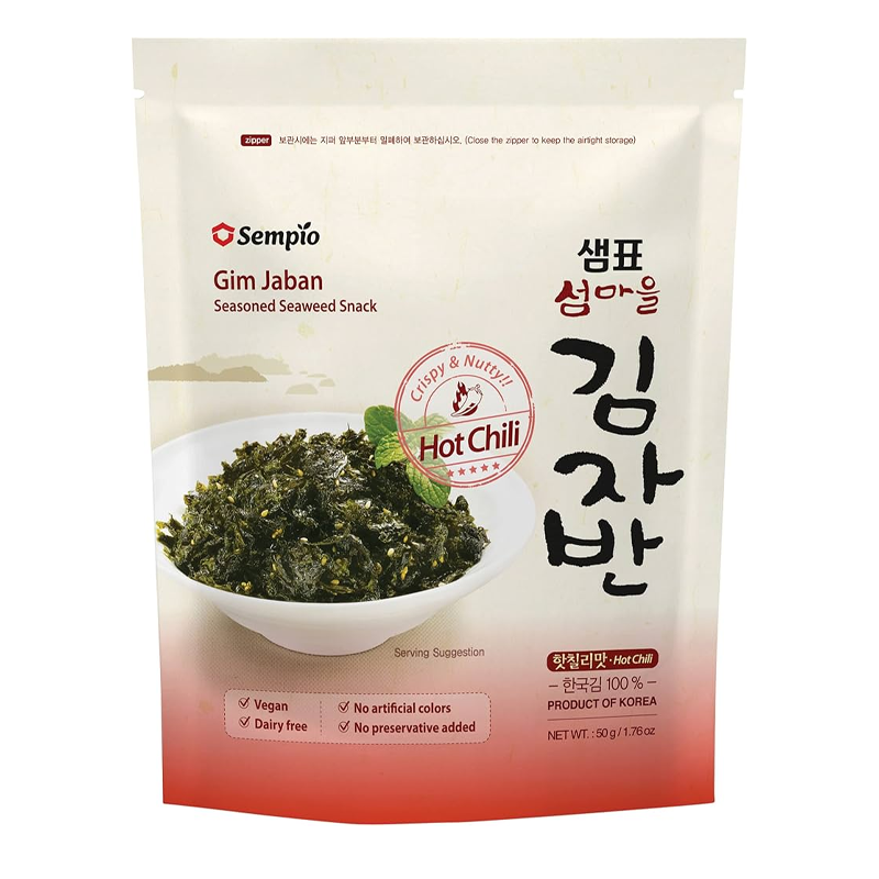 Crispy Seaweed Snack Spicy, 50 g