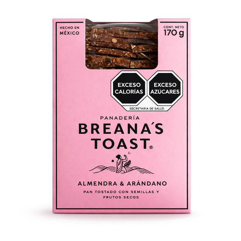 Breana's Toast Almendra & Arándano, 170g