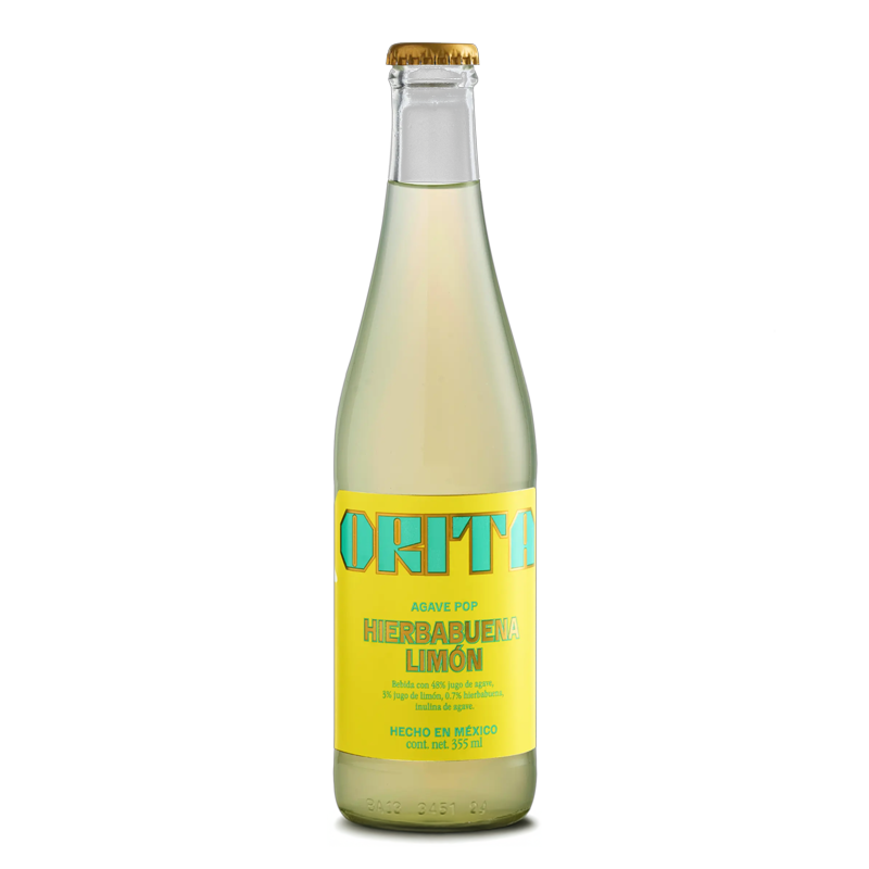 Bebida Carbonatada Hierbabuena Limón, 355ml