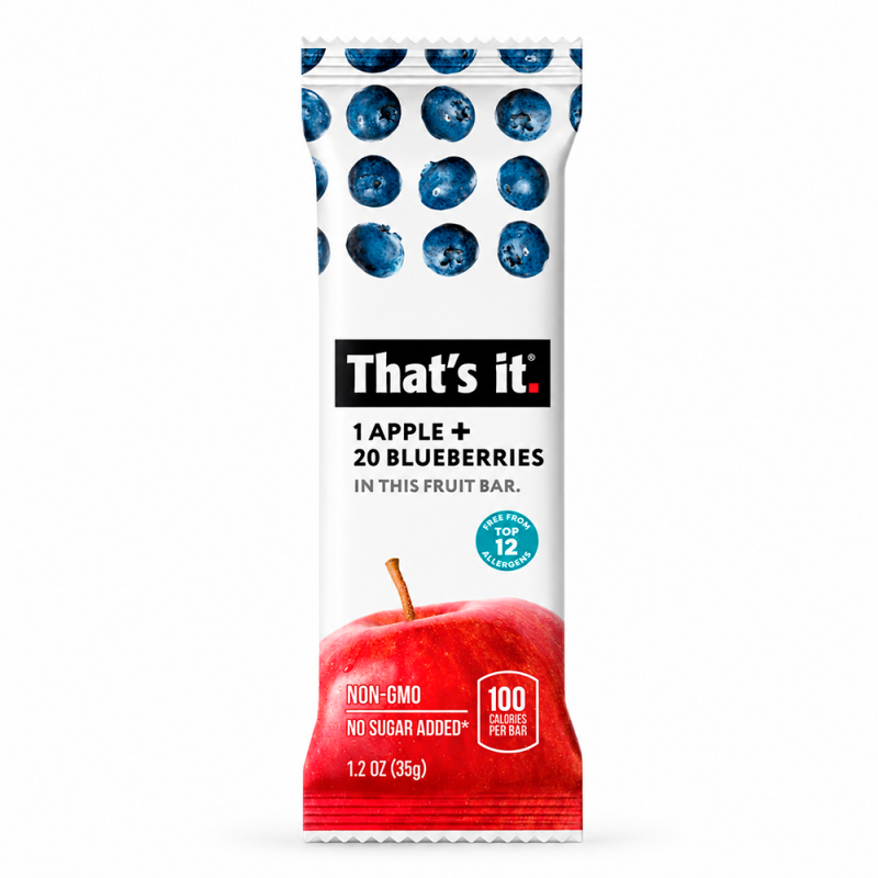That's it fruit bar Apple and Blueberry, 35g