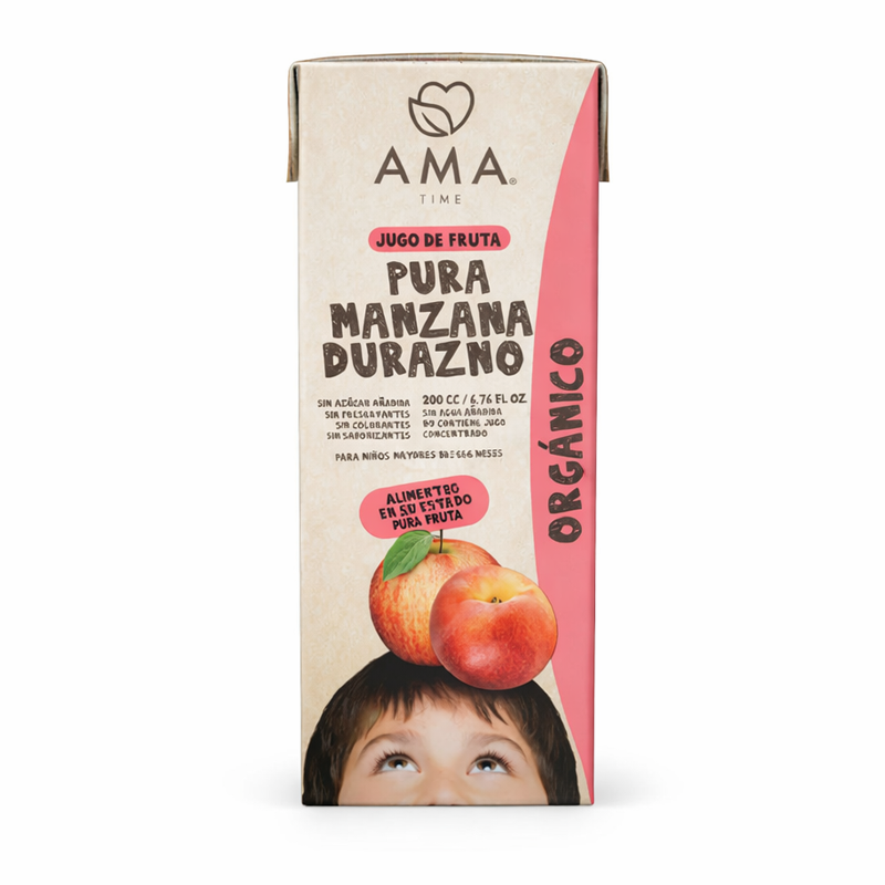 Jugo de Manzana Durazno, 200ml