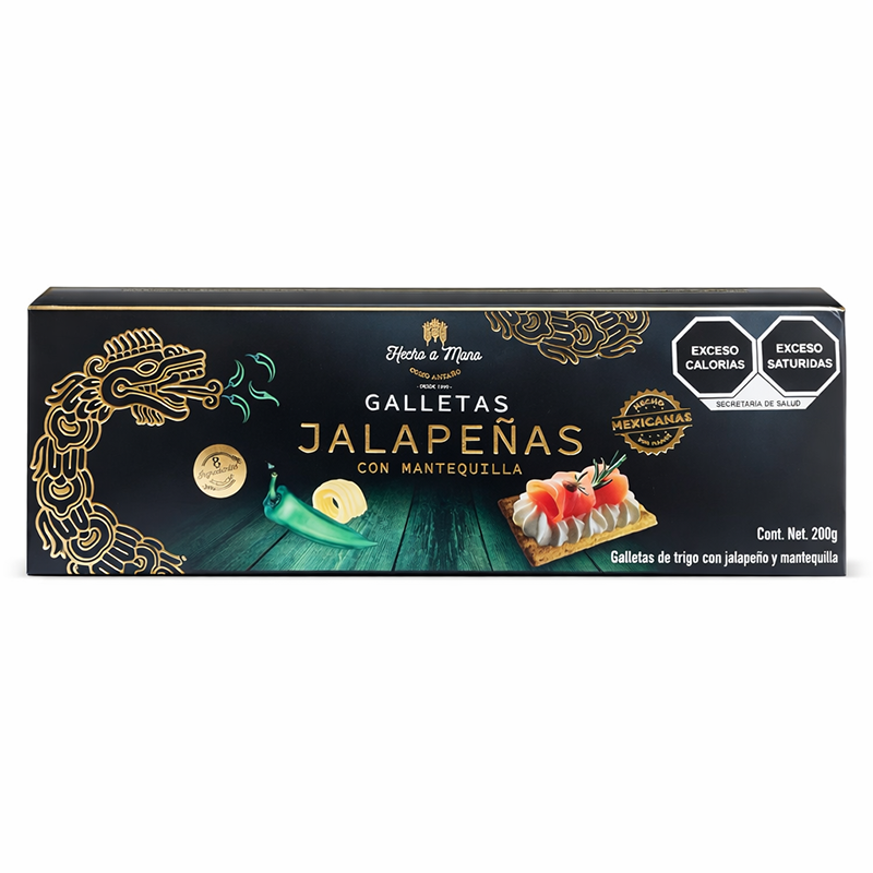 Galletas Jalapeñas, 200g