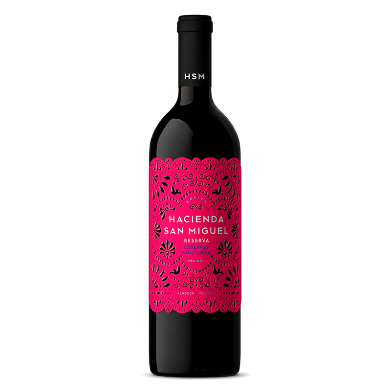 Vino Tinto Hacienda San Miguel Cabernet Sauvignon Reserva, 750ml