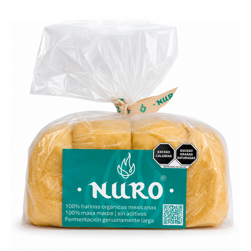 Brioche Orgánico de Masa Madre y Larga Fermentación, 550g