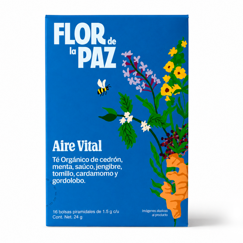 Infusión Te Herbal Aire Vital Flor de la Paz