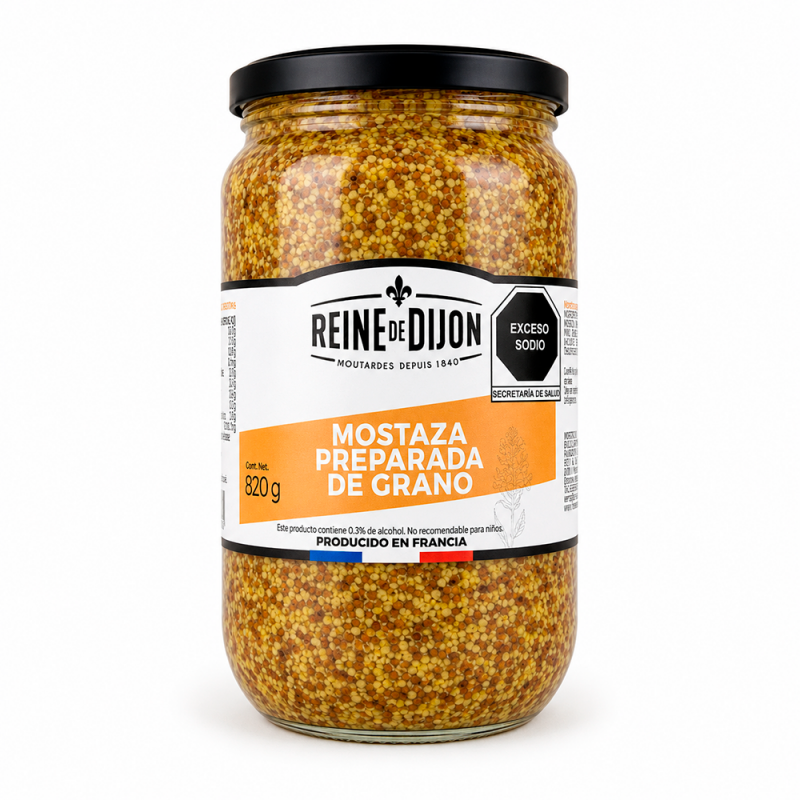 Mostaza de Grano, 820g