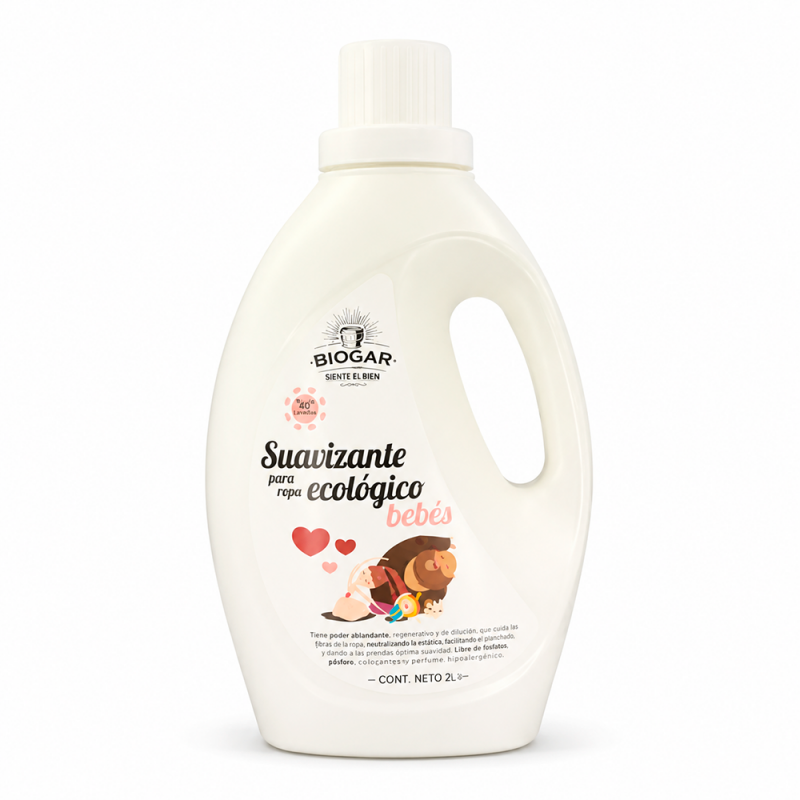 Suavizante ecológico para ropa bebés, 2L