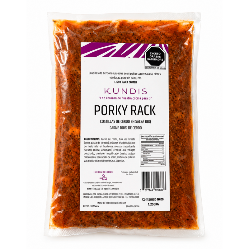 Porky Rack BBQ, 1.250kg