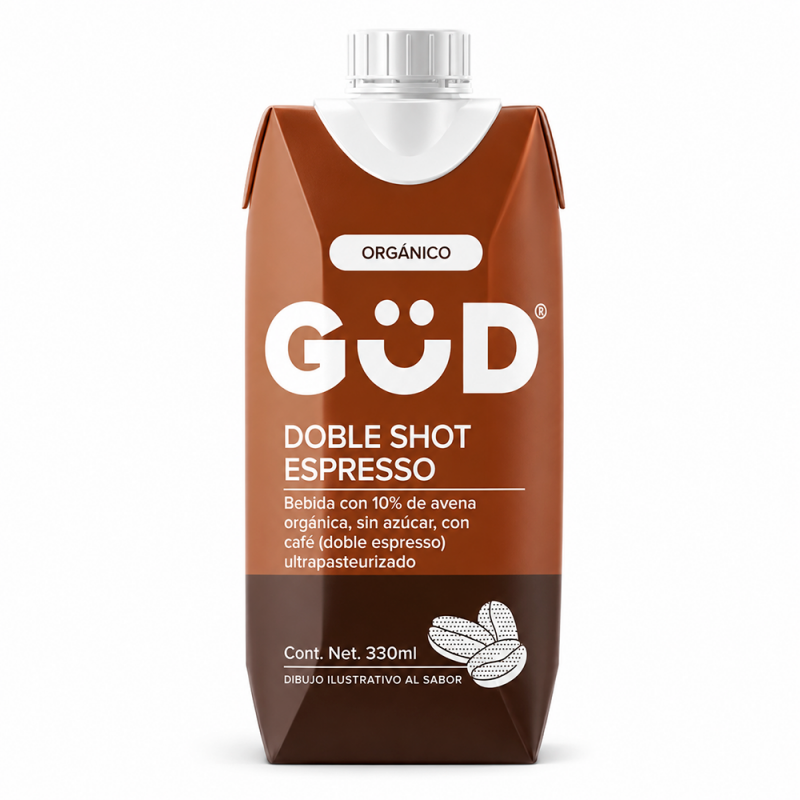 Alimento Líquido Avena con Café Doble Expresso, 330ml