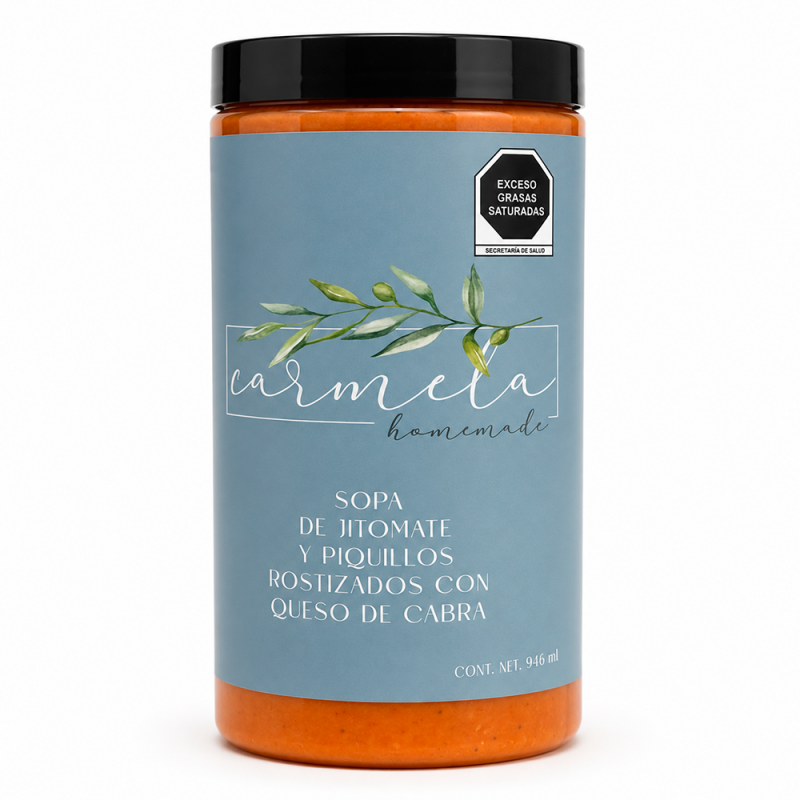 Sopa de Jitomate y Piquillos Rostizados, 943ml