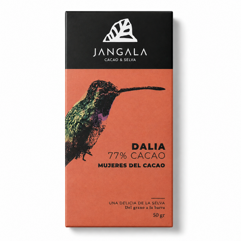 Barra de Chocolate Dalia 73% Cacao, 50g