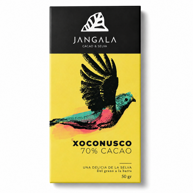 Barra de Chocolate Xoconusco 70% Cacao, 50g