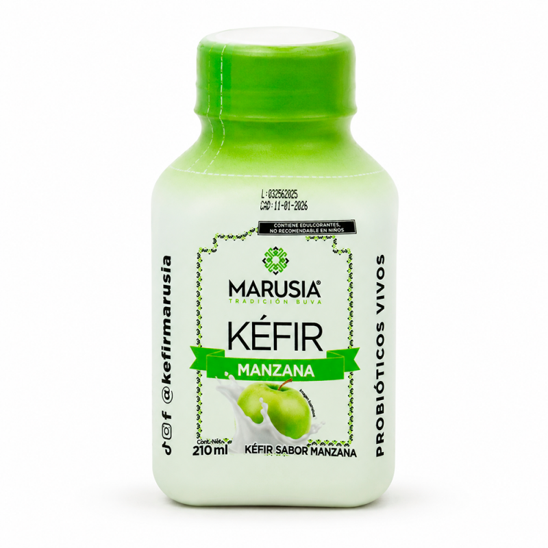 Kefir de Manzana Verde, 210ml